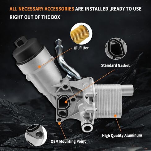 غطاء فلتر مبرد زيت المحرك 55566784 متوافق مع Chevy Cruze 2011-2015، Cruze Limited 2016، Sonic 2012-2020، Trax 2015-2020، لـ Buick Encore 2013-2020 in Kuwait