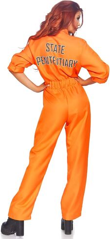 Leg Avenue Women's Prisoner Jumpsuit Jail Costume in Saudi Arabia