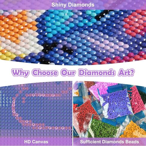 NEWENMO Diamonds Painting Kits for Adults Beginner DIY 5D Tropical Flamingo Diamond Art Paint with Round Diamonds, Full Drill Gem Art Flowers Diamonds Art Painting for Home Wall Decor 12x16 Inch in Saudi Arabia