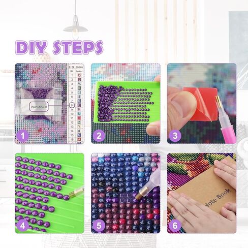 NEWENMO Diamonds Painting Kits for Adults Beginner DIY 5D Tropical Flamingo Diamond Art Paint with Round Diamonds, Full Drill Gem Art Flowers Diamonds Art Painting for Home Wall Decor 12x16 Inch in Saudi Arabia