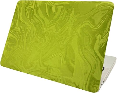 Velvet White Ripple Design for MacBook Pro 16 inch Case 2023 2021 Model A2991 A2780 A2485 M3 M2 M1 Pro/Max Chip in Kuwait