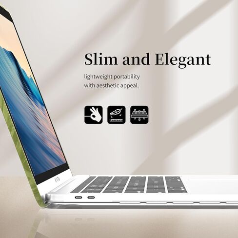 Velvet White Ripple Design for MacBook Pro 16 inch Case 2023 2021 Model A2991 A2780 A2485 M3 M2 M1 Pro/Max Chip in Kuwait