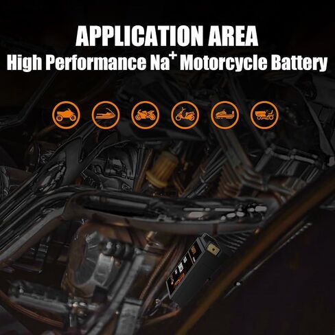 بطارية دراجة نارية YTX12-BS، بطارية 350CCA Na+، بطارية صوديوم 12 فولت 9 أمبير للمركبات ATV، UTV، Jet Ski، عربات الثلوج in Saudi Arabia