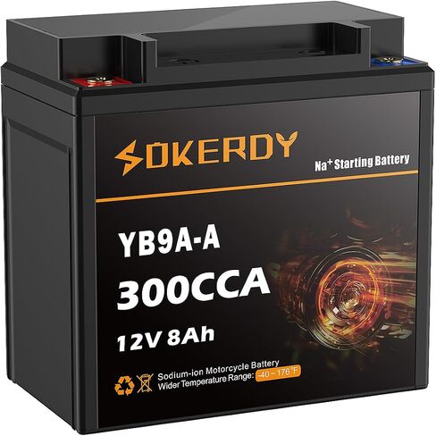 بطارية دراجة نارية YTX12-BS، بطارية 350CCA Na+، بطارية صوديوم 12 فولت 9 أمبير للمركبات ATV، UTV، Jet Ski، عربات الثلوج in Saudi Arabia