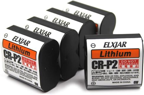 (10 عبوات) بطارية ليثيوم 6 فولت 1500 مللي أمبير في الساعة CR-P2 تحل محل بطاريات 223A و2CR-P2 وEL223AP وDL223A in Saudi Arabia