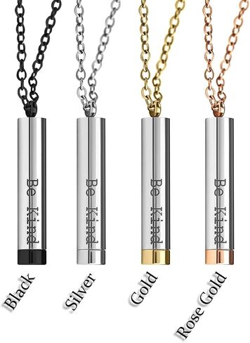 Be Kind of A B Necklace for Women - Secret Hidden Message Bi Chain ch Pendant Necklace, Best Y Shape B Jewlery in Saudi Arabia