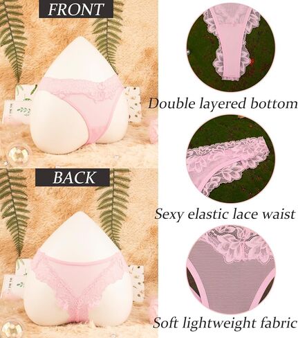 Hibluco ملابس داخلية مثيرة للنساء Tangas De Mujer سراويل داخلية من الدانتيل على شكل حرف V G-String ثونغ in Saudi Arabia