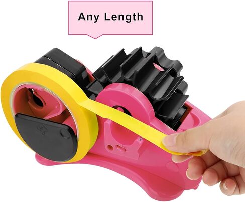 Pink Heat Tape Dispenser Sublimation for Heat Transfer Tape, Multiple Roll Cut Semi Automatic Heat Resistant Tape Dispenser for Taping Vinyl onto T-Shirts, with 1"& 3" Two Cores for Heat Press Tape in Saudi Arabia