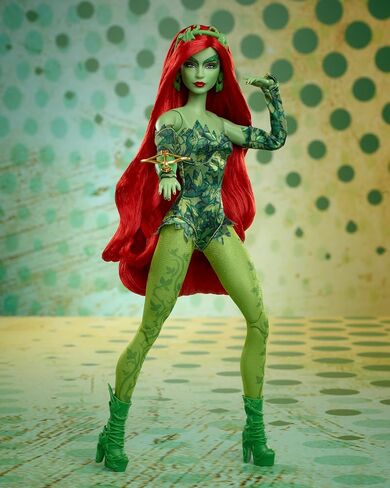 Barbie Signature Poison Ivy Collector Doll with Posable Body, Iconic Outfit, & Accessories, DC Batman 85th Anniversary Collectible in Saudi Arabia