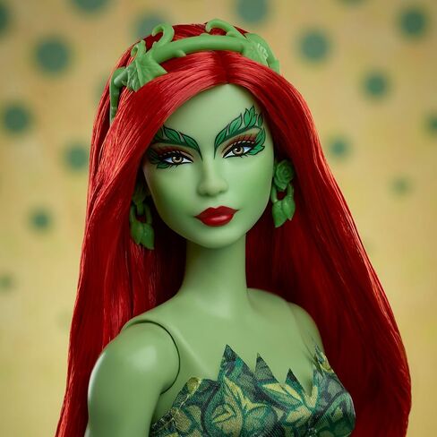 Barbie Signature Poison Ivy Collector Doll with Posable Body, Iconic Outfit, & Accessories, DC Batman 85th Anniversary Collectible in Saudi Arabia