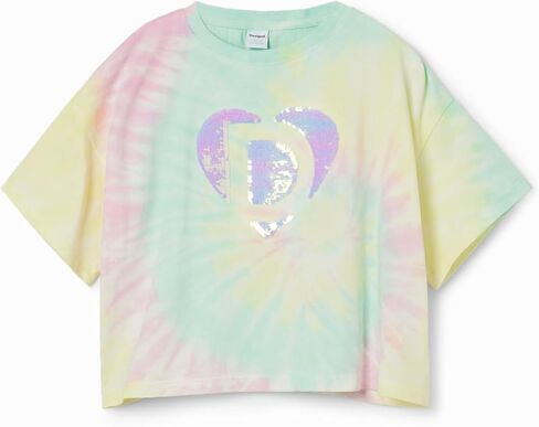 Desigual Little Girl's Tie-Dye Sequinned T-Shirt in Saudi Arabia