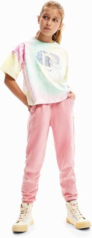 Desigual Little Girl's Tie-Dye Sequinned T-Shirt in Saudi Arabia