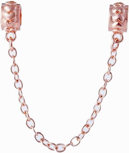 Clasp Safety Chain Charm 925 Sterling Silver Clip Stopper Charm Spacer Charm for Bracelet (G) in Saudi Arabia