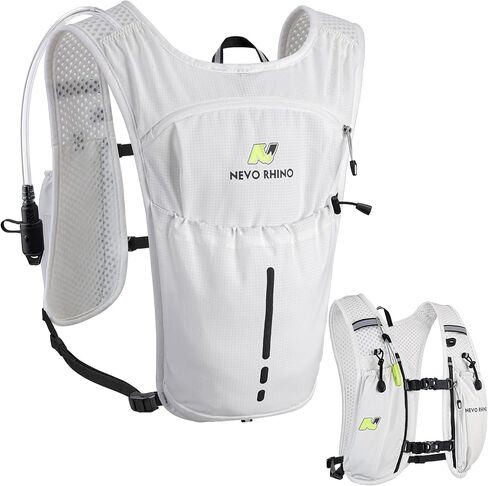 N NEVO RHINO Lightweight Running Vest-Insulated Water Backpack with 1.5L Water Bladder, Hydration Vest for Hiking, Trail Running, Marathons, Cycling in Kuwait