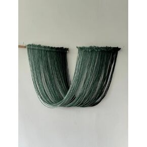 Jakalin Macrame Wall Hanging Yellow Dip Dyed Yarn Macrame Wall Decor Fiber Wall Art Boho Wall Decor Bedroom Living Room 15.7" Wx 47.2" L