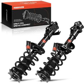 A-Premium Front Pair (2) Complete Strut and Coil Spring Assembly Compatible with Acura RDX 2013-2018, AWD, Driver and Passenger Side, Replace# 18-920529, 18-920528