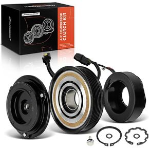 A-Premium Air Conditioner AC Compressor Clutch Kit Compatible with Kia Sportage 2011-2016 & Hyundai Tucson 2010-2013, Tucson 2014-2015 2.4L