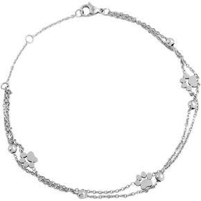 Edforce Stainless Steel Charms Anklet Foot Bracelet for Women