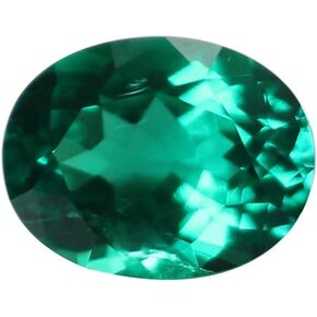 Lab Grown Emerald Colombia And Zambia Green Color Oval Diamond Cut Loose Gemstone DIY Jewelry With AGL Certificate