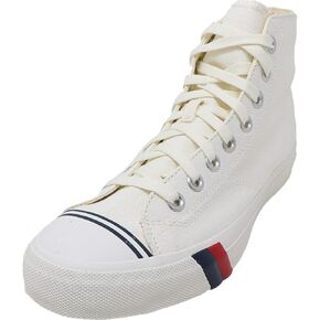 PRO-Keds mens Royal Hi Classic Canvas Sneaker, White, 10.5 US