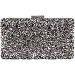 HUANG ZHUANG Sparkly Gem Clutch Rhinestone Handbags Crystal Purse For Women Party Purse Wedding Evening Bag