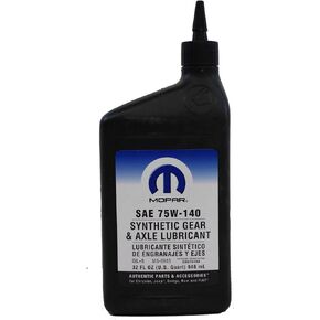 Chrysler Fluid 4874469 SAE 75W-140 Synthetic Gear and Axle Lubricant - 1 Quart, 32 Ounces