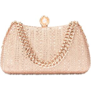 Tmore Clutch Purses for Women Rhinestone Purse with Chain Crystals Handbags for Weddings Party Prom