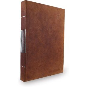 Kathmandu Valley Co. Nepali Keeper Journal with Handmade Lokta Paper. Made in Nepal. (6x9 Inches, Busy Bee)