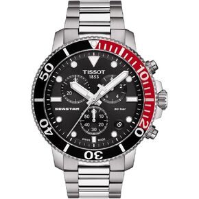 Tissot Seastar GTS QTZ CHR SS BK IND