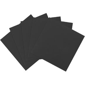MECCANIXITY Foam Sheets Crafts 10x10 Inch 10mm EVA Craft Foam Paper Foam Sheets for Crafts Projects DIY Cosplay Modeling, Black, 5 Sheets