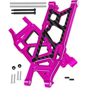 RC Carbon Fiber Rear Swing Arm Upgrade Parts for 1/8 Kraton 6S BLX,Outcast 6S BLX,Notorious 6S BLX,Talion 6S BLX, Rear Suspension Arms Hops up,Red(2PCS)