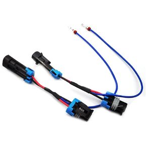 KIRO&SEEU 2Pcs Eyebrow Wiring Harness Fang Lights Compatible with Pola-RIS RZR Turbo S XP4 1000 XP 2019 2020 2021