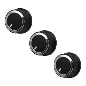 MDEOOSKY 3 Pcs AC Control Knob Temperature Switch Replacement for Chevrolet Express GMC Savana 1500 2500 3500, 84141127