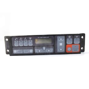 PANGOLIN 130-0297 1300297 Air Conditioning Controller Air Conditioner Panel Switch with White Plug for E312B 312B E320B 320B E330B 330B Excavator Aftermarket Parts, Replace OE 139-7207 CGA502A004