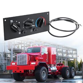 A/C Climate Control Module Panel Compatible for 2002-2006 Kenworth Heavy Duty, Kenworth C500 T300 T600A T800 W900.Repalces# 599-5511, F21-1007-1, F21-1025-100