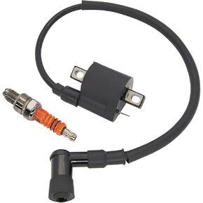 PW80 Ignition Coil Compatible with Yamaha 1981-2009 PW 50 PW50 Ignition Coil and PW 80 PW80 Ignition Coil, with A7TC Spark Plug