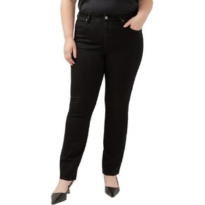 JAG Women's Plus Size Ruby Mid Rise Straight Leg Jeans