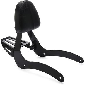 Sissy Bars مناسبة للكشافة الهندية Sixty Scout 2014 2015 2016 2017 2018 2019 2020 2021، وسادة المقعد الخلفي للركاب باللون الأسود ومسند الظهر ورف الأمتعة in Kuwait