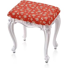 Elastic Barstools Seat Cover Comfortable Stool Slipcovers Rectangle Set of 2 Bench Seat Protector Backless Bar Stool Covers, Galaxy Tropical Palm Tree