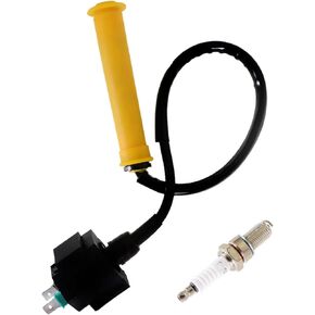 Ignition Coil and Spark Plug Replacement for Honda Foreman Rubicon 500 TRX500FA TRX500FPA TRX500FGA 2005-2014