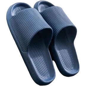 Men's Slides,casual non slip slippers, open toe EVA, Blue