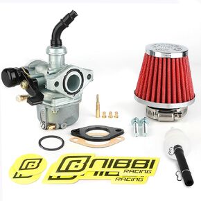 NIBBI PZ19 Carburetor Kit, 19mm Carburetor with 35mm Air Filter for 50cc 70cc 90cc 110cc 125cc ATV Dirt Pit Bike Taotao Coolster Apollo