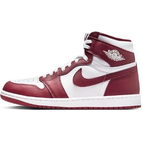 Jordan Men's 1 Retro High OG Artisanal Red White/Team Red (DZ5485 160) - 14