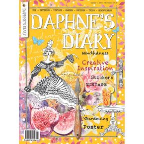 Daphne's Diary Magazine #5 2024 (ENGLISH) | Creative Art Craft Workbook | Interactive Diary Magazine for Mindfulness, Coloring, Art, Cooking, Travel | Full of Creative Inspirations and Sweet Articles