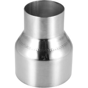 X AUTOHAUX 2" ID to 3" ID Stainless Steel Car Universal Exhaust Pipe Adapter Reducer Connector