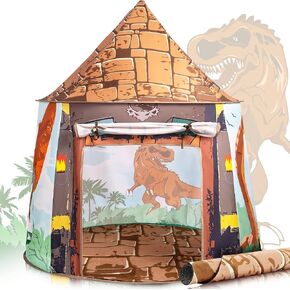 SULIFEEL Kids Play Tent Pop Up Tent with Mat for Toddler Girls and Boys Ages 1 + Years Party Children Foldable Tent Birthday Toy for Baby Garden Theme Playhouse Indoor Games