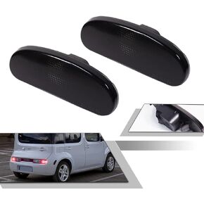 GTINTHEBOX Red Lens Rear Side Marker Light Fender Lamp Housing Assembly Compatible with 2009-2014 NISSAN CUBE 26195-1FC0A