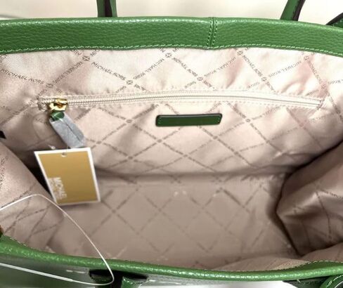 Michael Kors Mirella Medium Fern Green Pebbled Leather Satchel Crossbody Bag 35S4G7ZT2L in Saudi Arabia