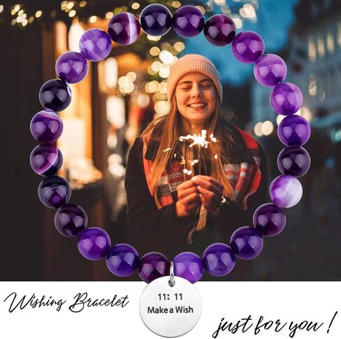 11:11 Make A Wish Bracelet Angel Number Bracelet Spiritual Jewelry Wishing Bracelet for Women,Lucky Numerology Bracelet in Saudi Arabia