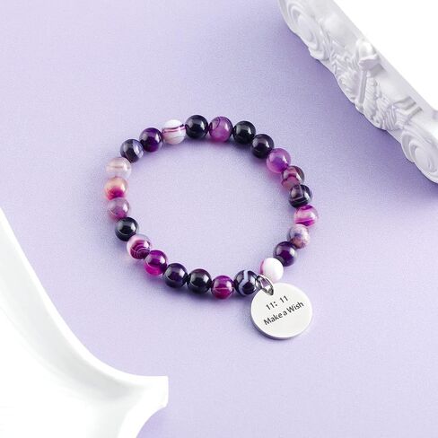 11:11 Make A Wish Bracelet Angel Number Bracelet Spiritual Jewelry Wishing Bracelet for Women,Lucky Numerology Bracelet in Saudi Arabia